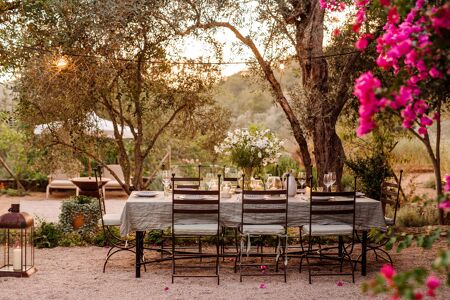 Beautiful garden view in Finca Delica