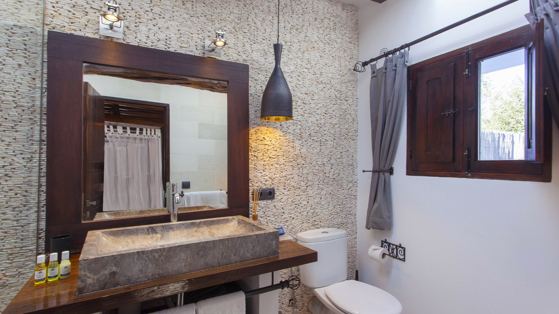 Interiors of Can Ribes - a luxury holiday rental in Ibiza