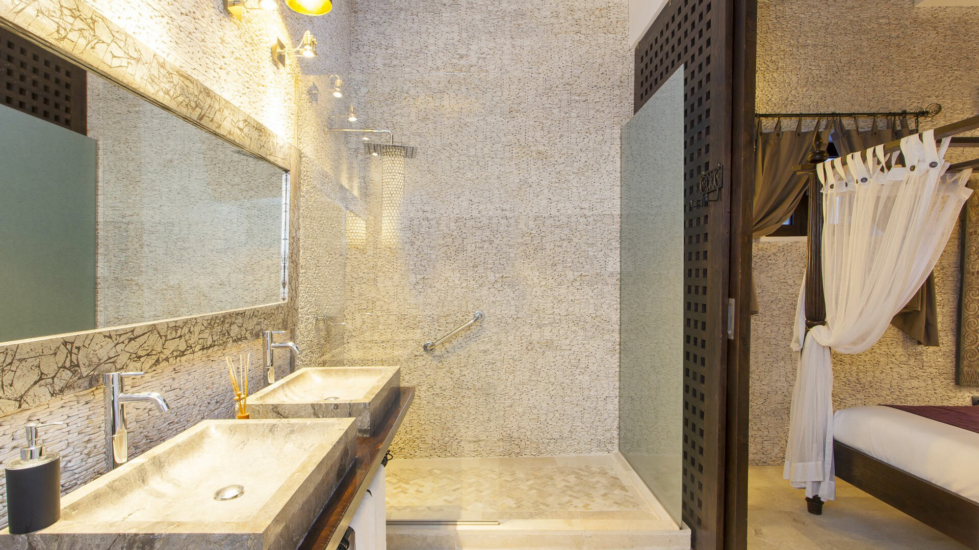 Interiors of Can Ribes - a luxury holiday rental in Ibiza