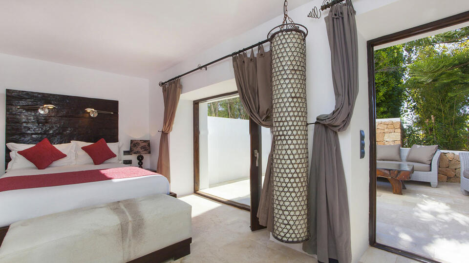 Interiors of Can Ribes - a luxury holiday rental in Ibiza