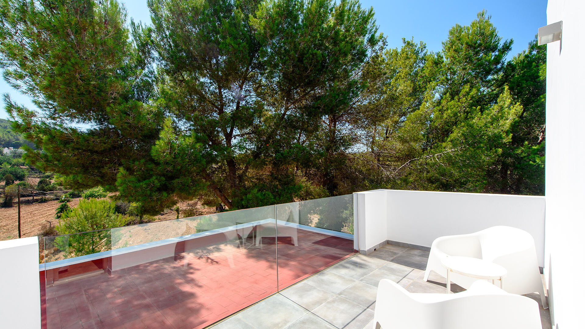 Exterior of luxury Villa Fabrik in Ibiza