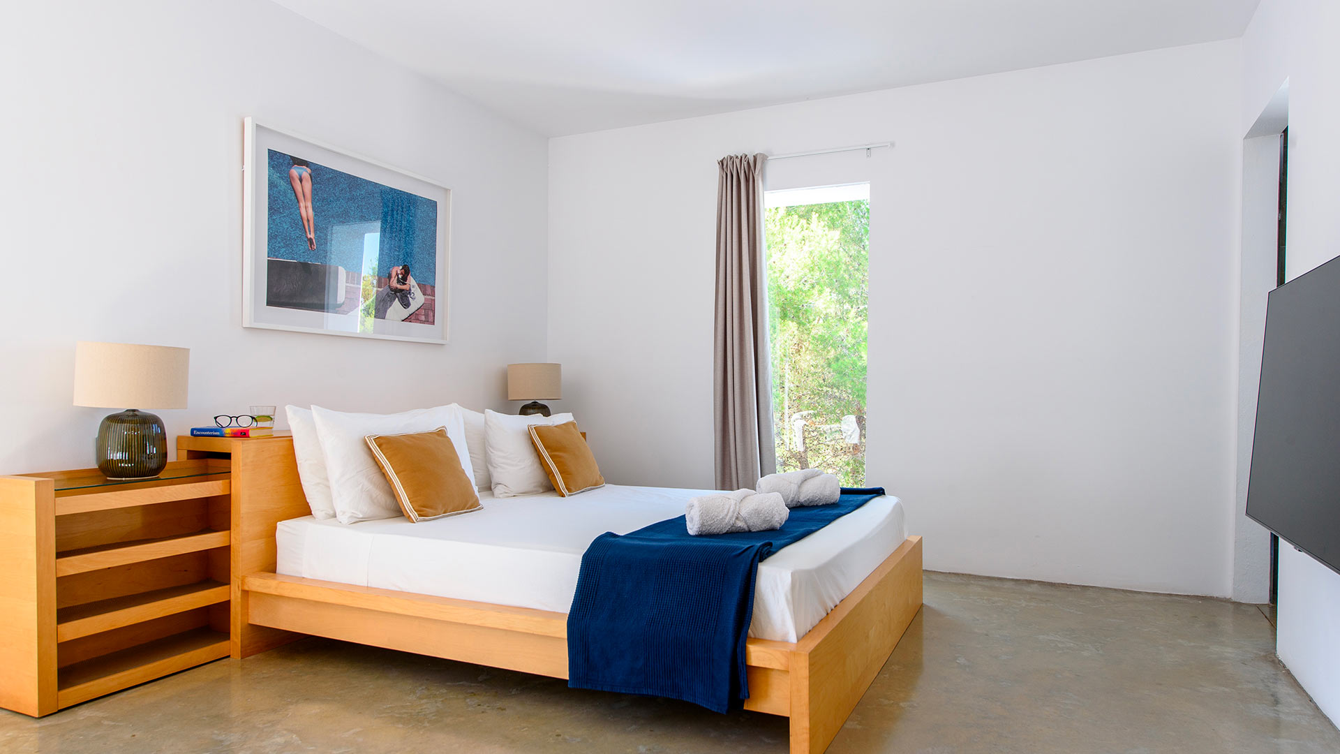 Large bedroom at Villa Fabrik