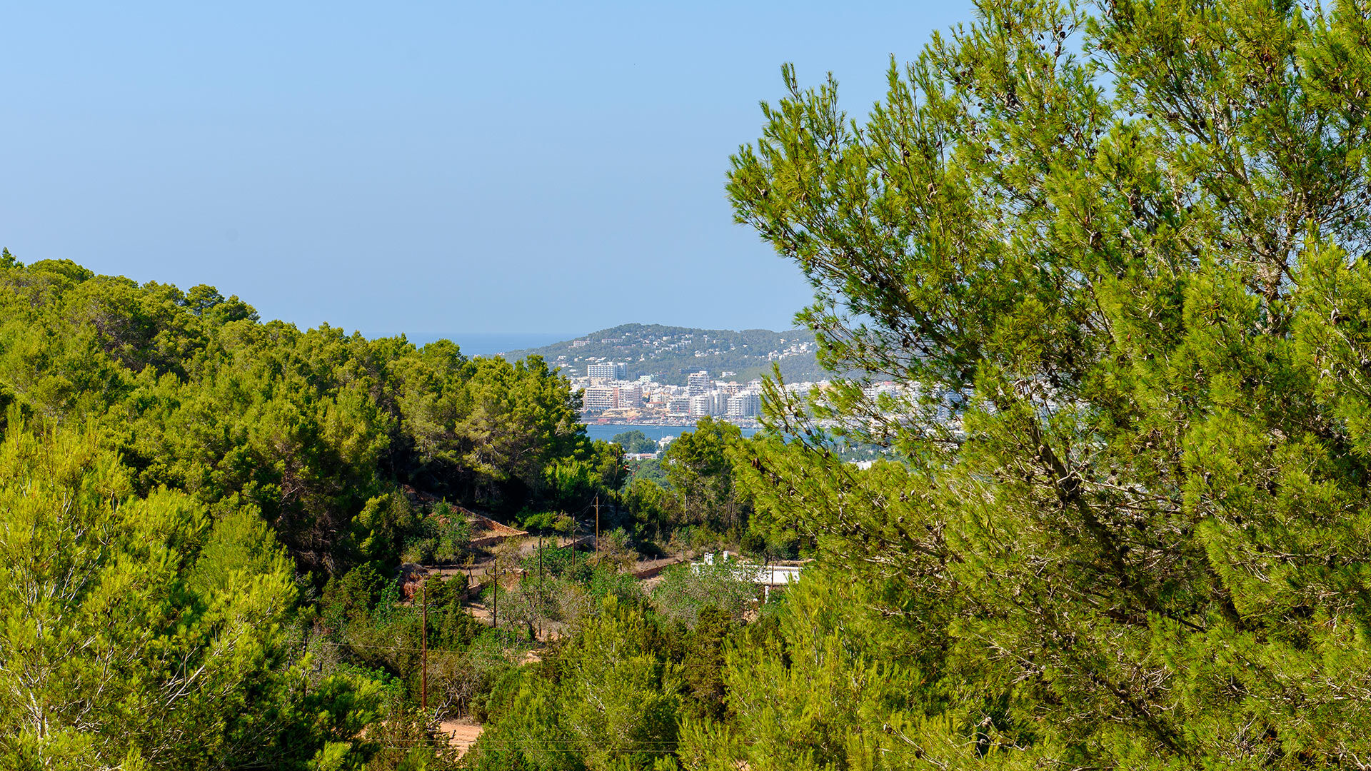 Breathtaking views of Ibiza from Villa Fabrik