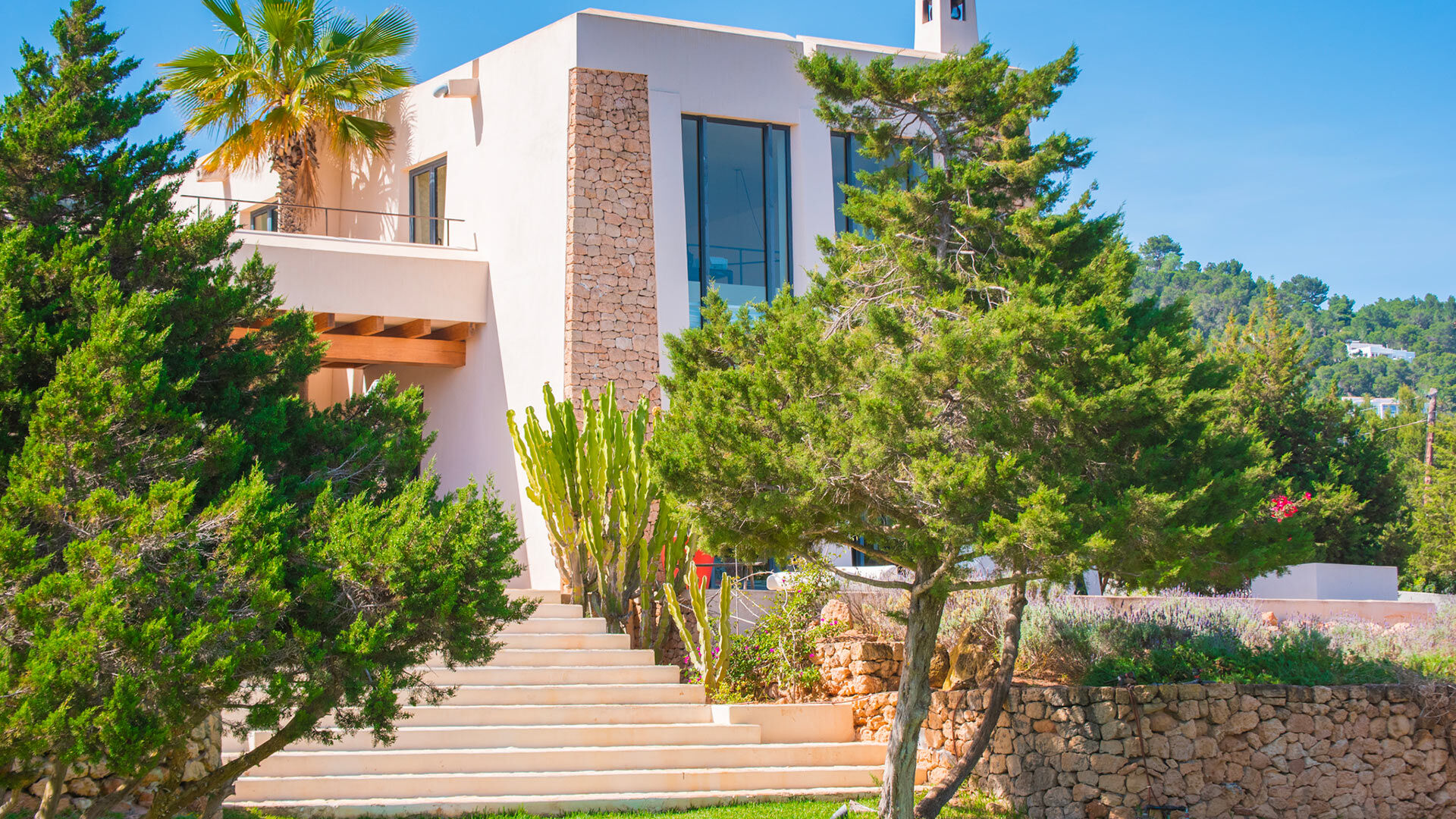 Garden of Ses Boques - luxury villa rental in Ibiza available with Bluemoon