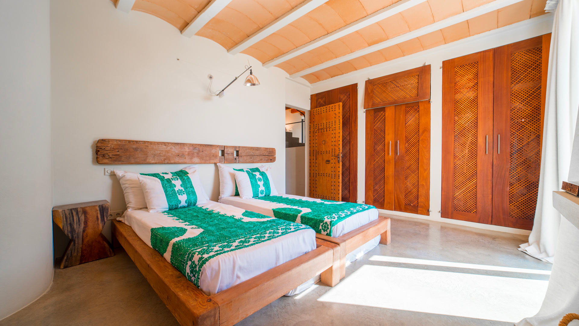Interior of Ses Boques luxury villa rental in Ibiza