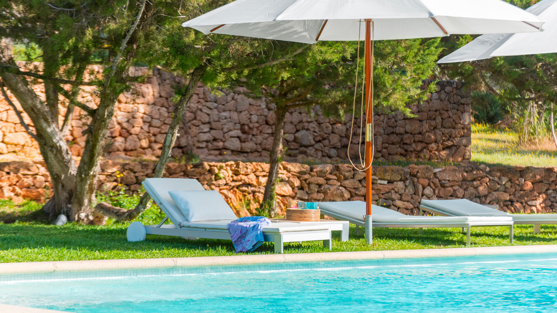 Exterior of Ses Boques villa rental in Ibiza