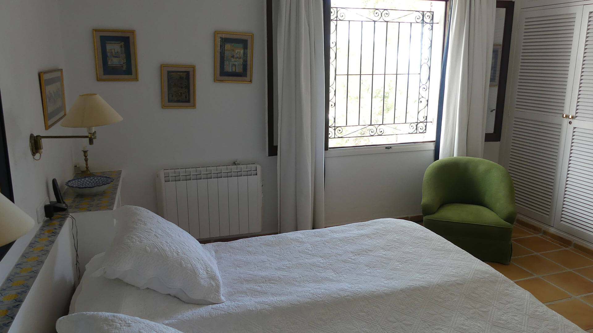 View from the bedroom of Villa Trillo in Ibiza