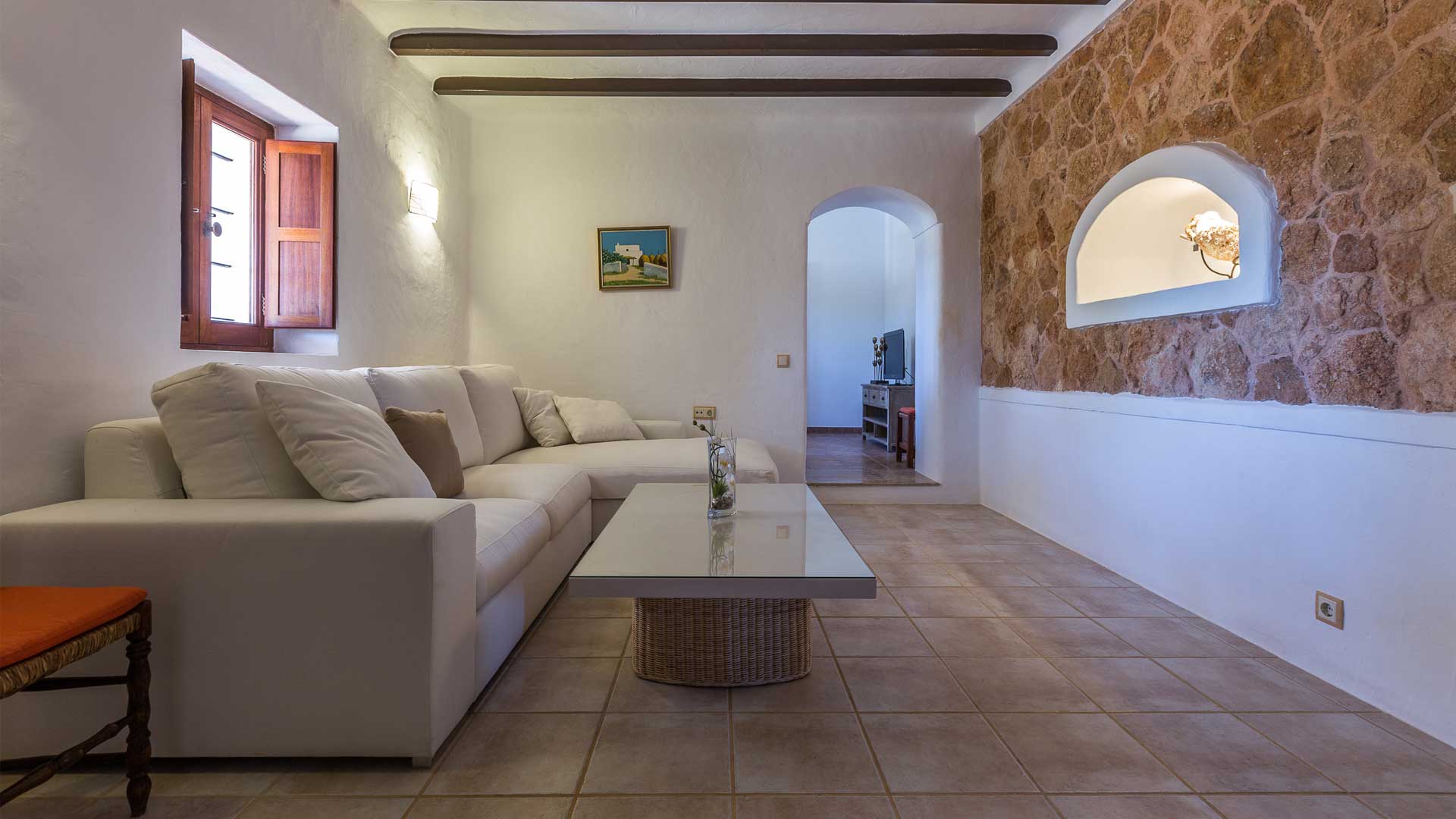 Luxury vacation rental in Ibiza, Villa Es Canar, from Bluemoon