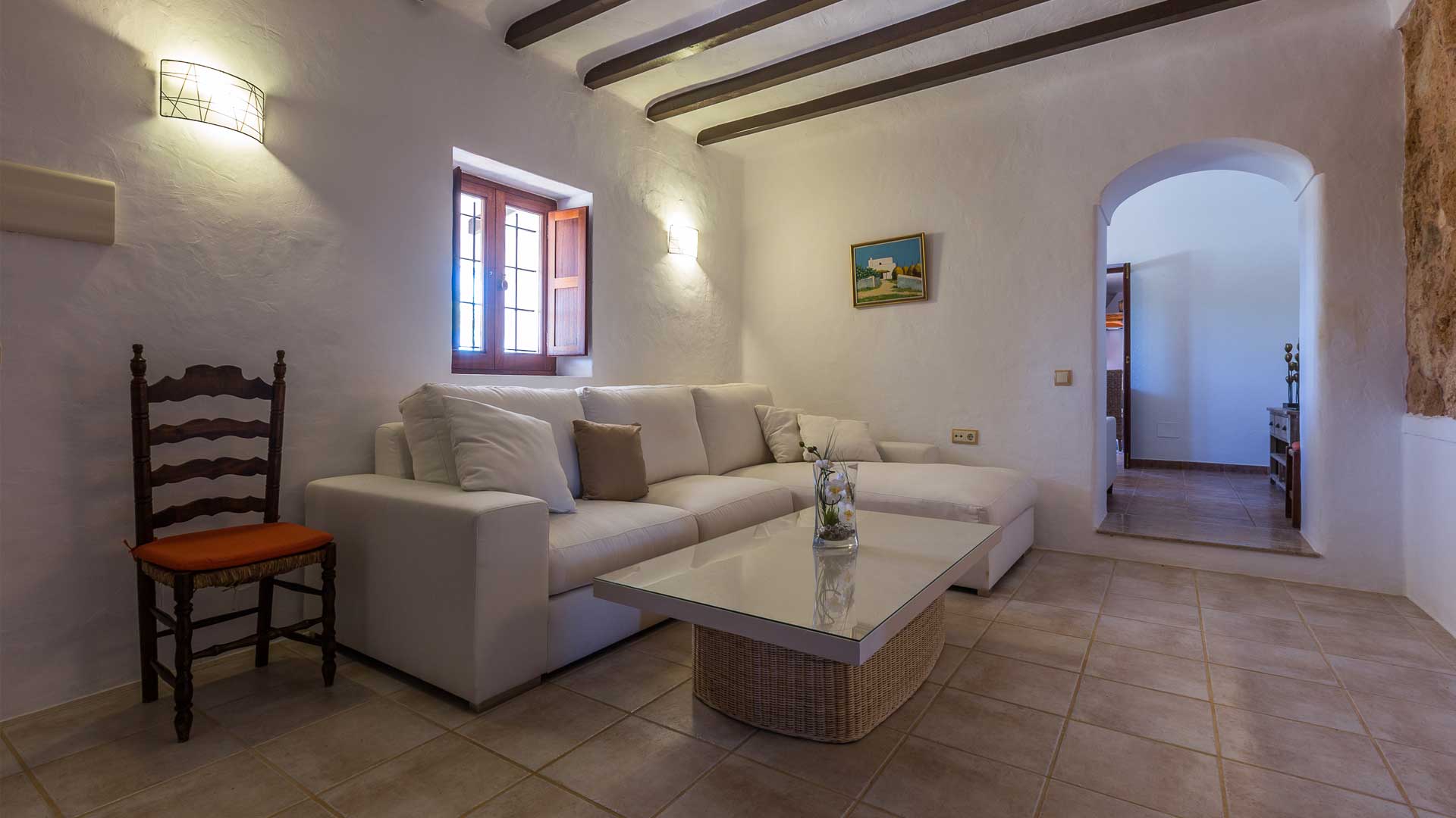 Ibizan villa for holiday vacation rental Villa Es Canar