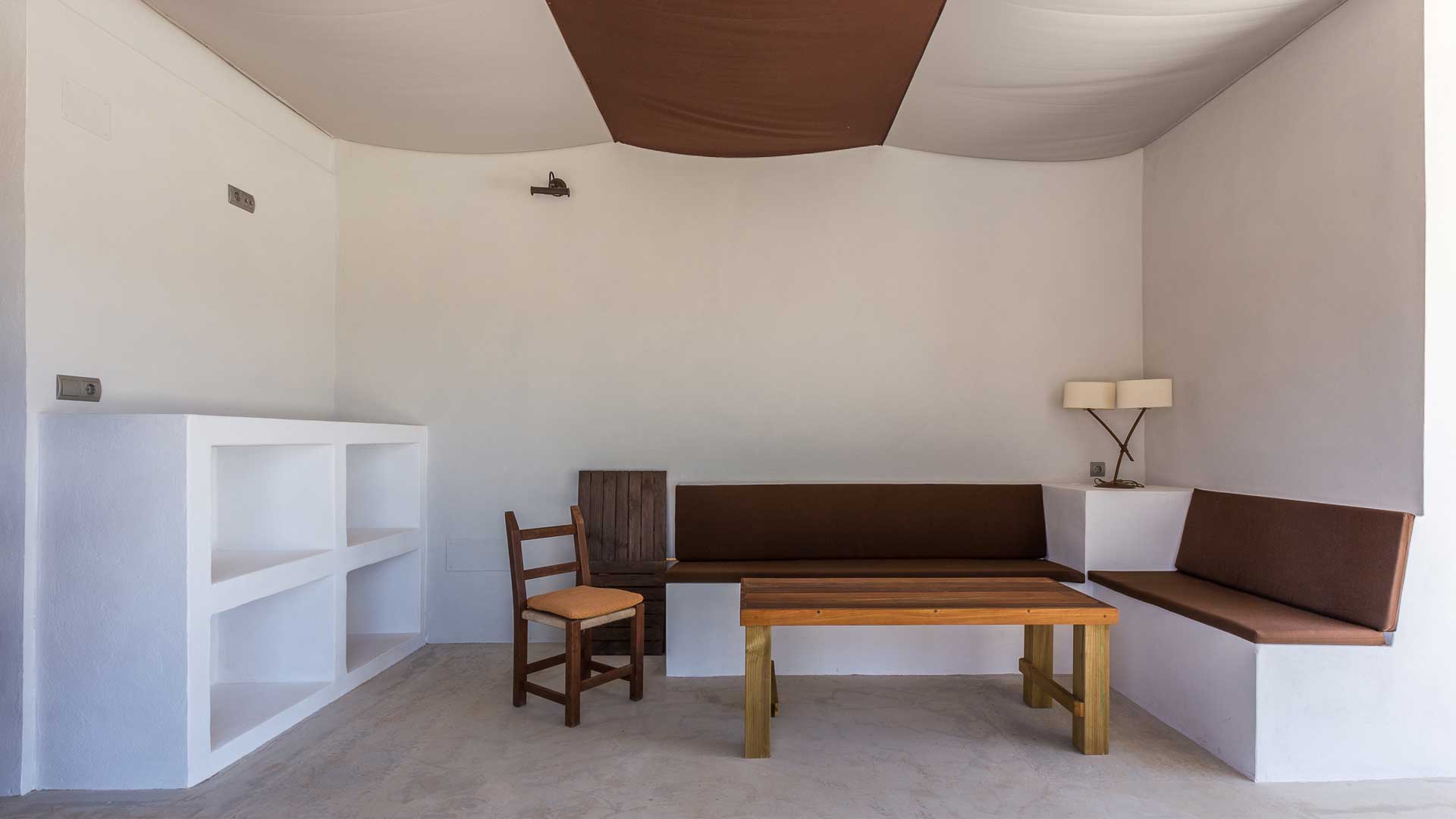 A place for quiet reflection at luxury Villa Es Canar in Ibiza