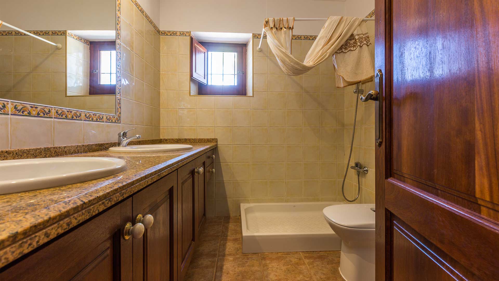 Shower room at Villa Es Canar in Ibiza