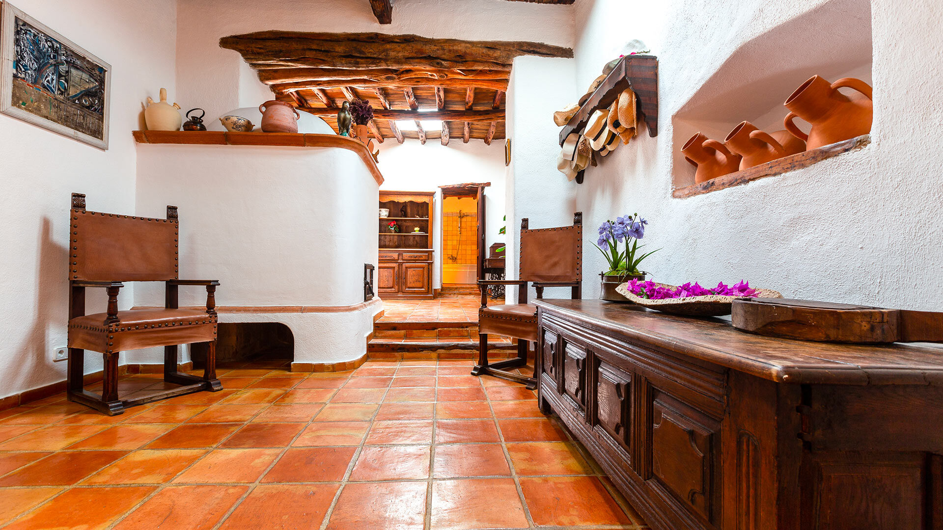 Interior space within luxury Villa Guerxo rental in Ibiza