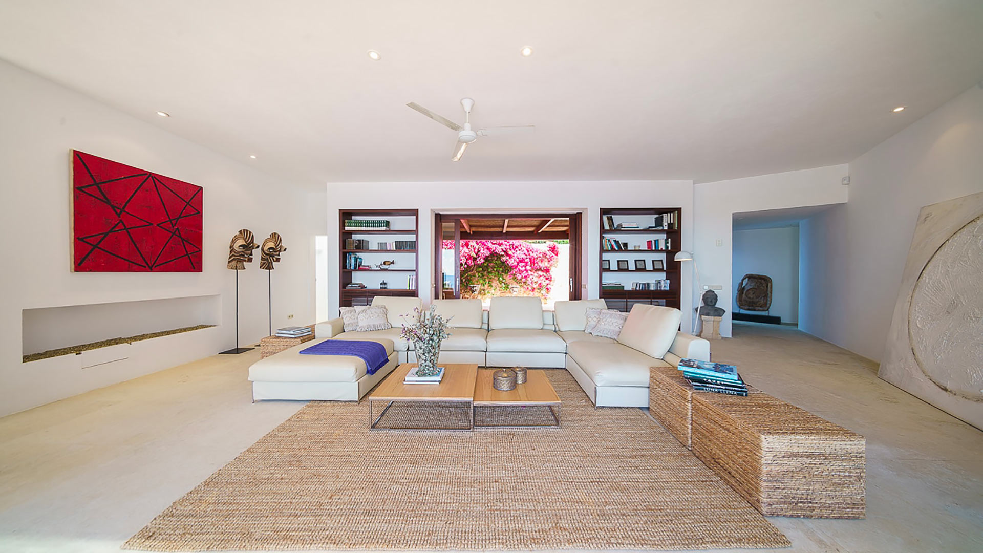 View from living room in Voramar, a luxury vacation home in Ibiza