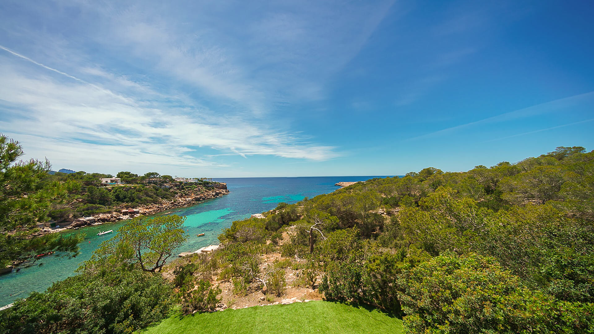 Sea view of Voramar in Ibiza - a luxury villa rental from Bluemoon