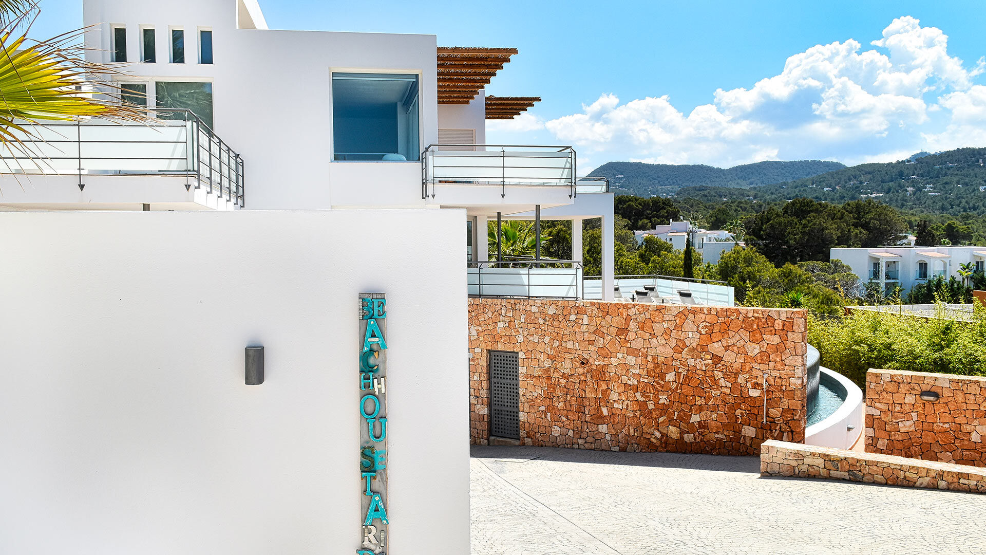 Exterior view of Villa White Beach in Ibiza