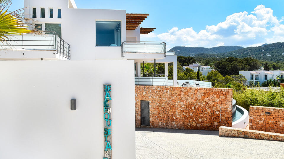 Exterior view of Villa White Beach in Ibiza