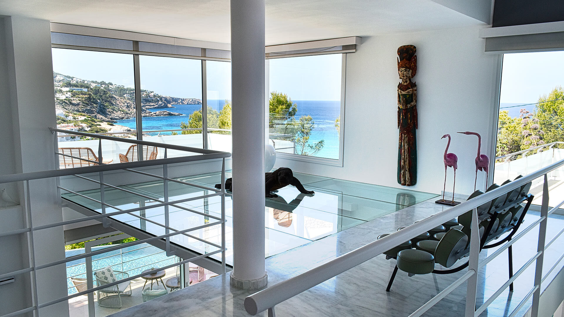 Luxury villa rental White Beach in Ibiza available from Bluemoon