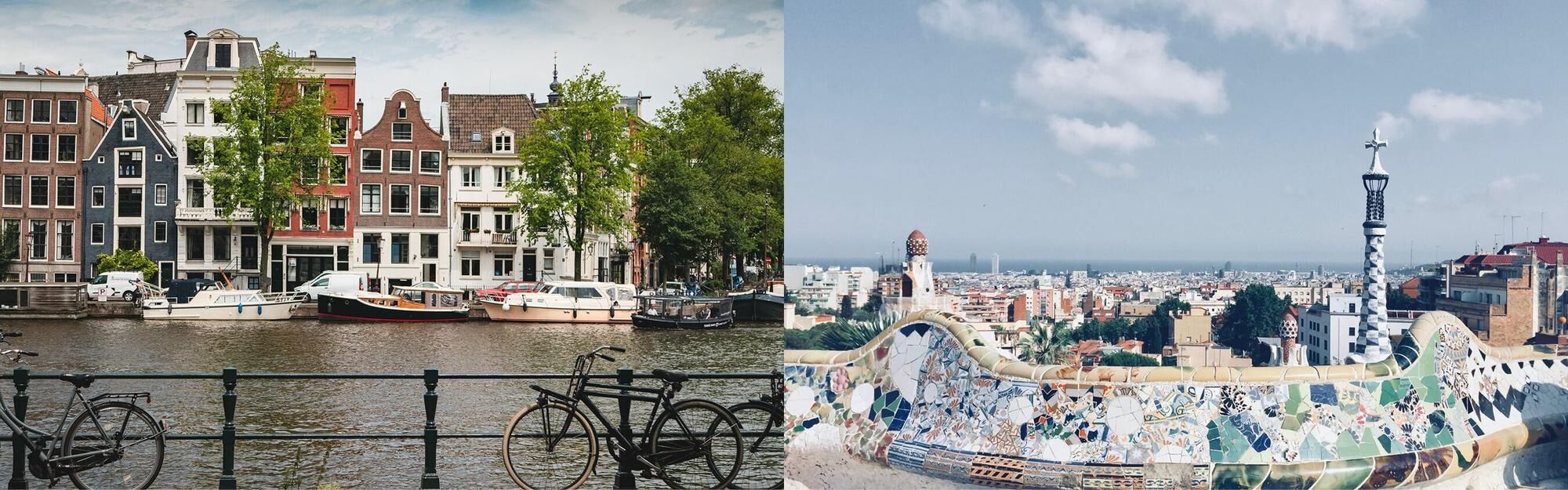 Aerial view from a Amsterdam to Barcelona private jet charter flight