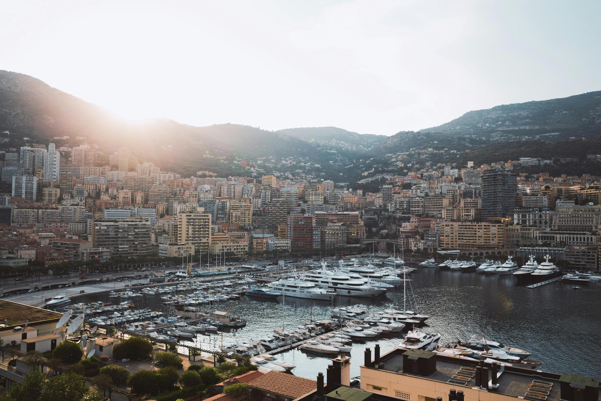 Sunrise over Monaco